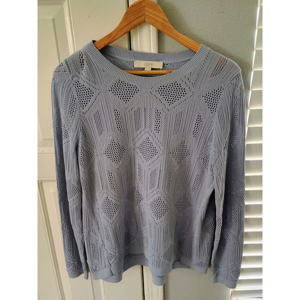 Loft 100% cotton sweater women's medium